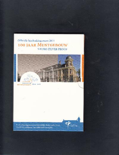 Beschrijving: 5 Euro 100 JAAR MUNTGEBOUW ORIG.PACKAGE